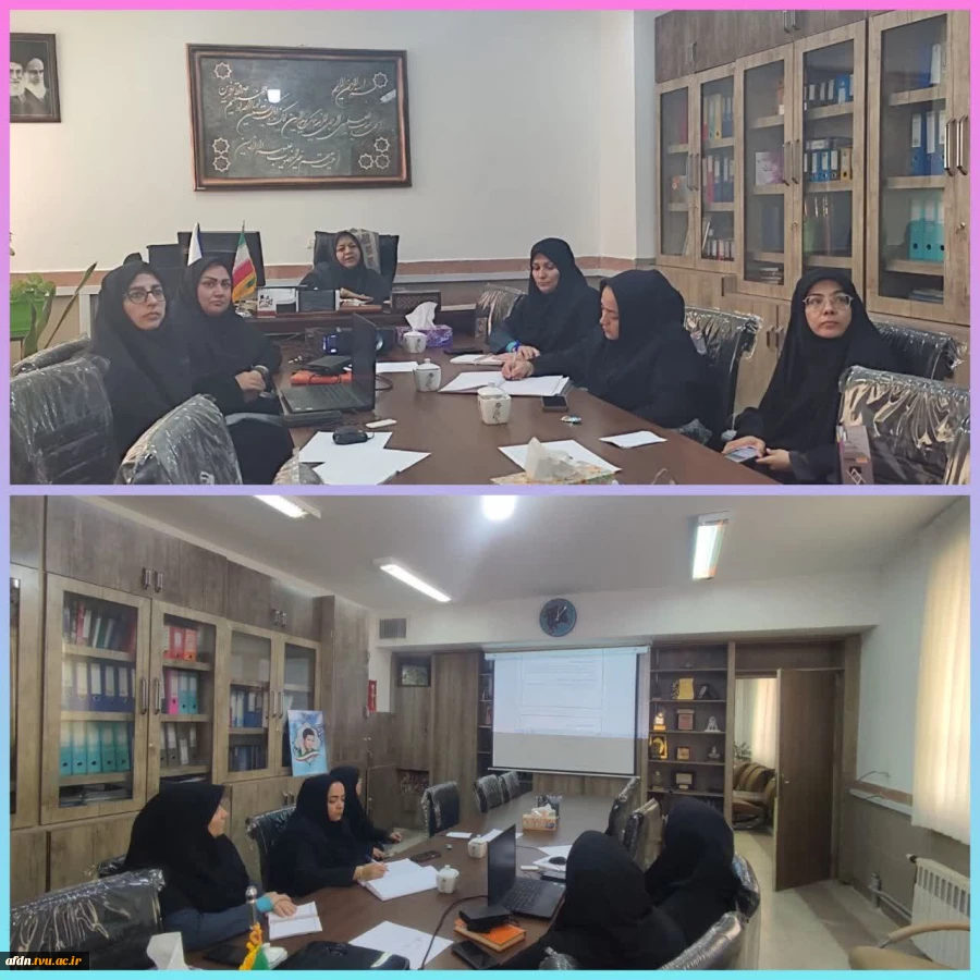 برگزاری جلسه شورای مدیریت آموزشکده دختران نیشابور با موضوع مدیریت در موارد خاص و غیر حضوری شدن امتحانات دانشگاه ملی مهارت 2
