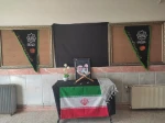 فضا سازی آموزشکده دختران نیشابور به مناسبت شهادت مجاهد بزرگ جهان اسلام و سلاله پاک رسول الله حضرت آیت الله العظمی امام خامنه ای