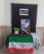 فضا سازی آموزشکده دختران نیشابور به مناسبت شهادت مجاهد بزرگ جهان اسلام و سلاله پاک رسول الله حضرت آیت الله العظمی امام خامنه ای"ره" 5