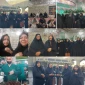 تشرف همکاران دانشگاه ملی مهارت دختران نیشابور  به حرم مطهر رضوی در شب میلاد پیامبر رحمت(ص)