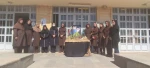 آیین اهتزاز پرچم جمهوری اسلامی ایران  همزمان با آغاز سال تحصیلی جدید در آموزشکده دختران نیشابور 2